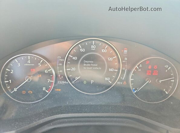 JM3KKAHD6R1180485 2024 MAZDA CX-90 Белый Вид щитка приборов