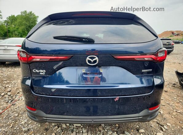 JM3KKBHD8S1215197 2025 MAZDA CX-90 Синий Вид сзади