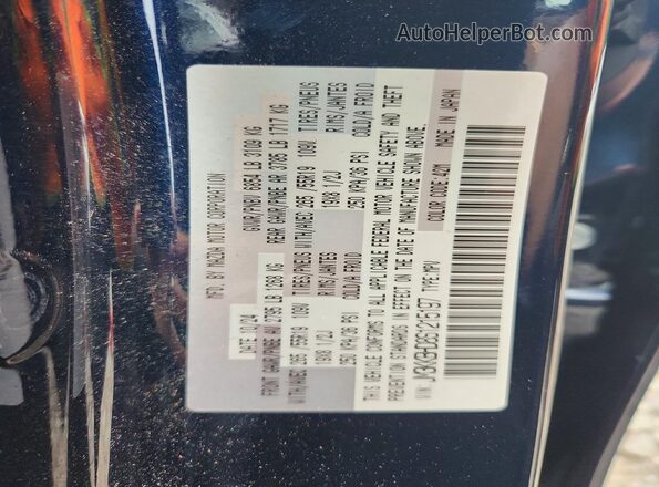 JM3KKBHD8S1215197 2025 MAZDA CX-90 Синий Вид наклейки с VIN-кодом