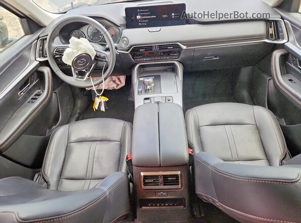 JM3KKBHDXS1220921 2025 MAZDA CX-90 Gray წინა პანელის ხედი