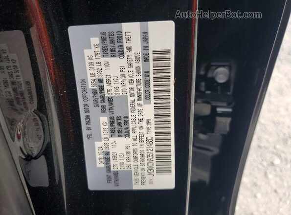 JM3KKCHA3S1214860 2025 MAZDA CX-90 Черный Вид наклейки с VIN-кодом