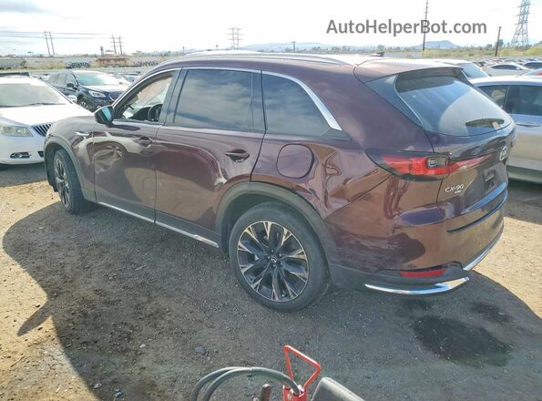 JM3KKDHAXR1156391 2024 MAZDA CX-90 Purple Rear left