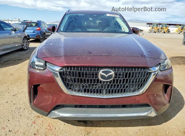 JM3KKDHAXR1156391 2024 MAZDA CX-90 Purple Front view