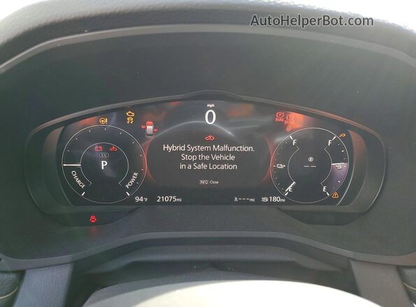 JM3KKDHAXR1156391 2024 MAZDA CX-90 Purple Instrument cluster view