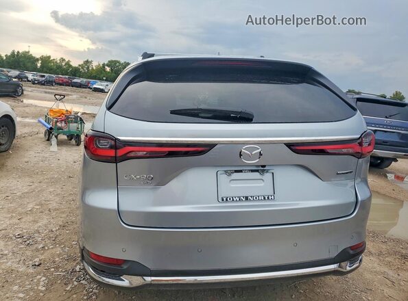 JM3KKEHD1S1236975 2025 MAZDA CX-90 Silver Widok z tyłu
