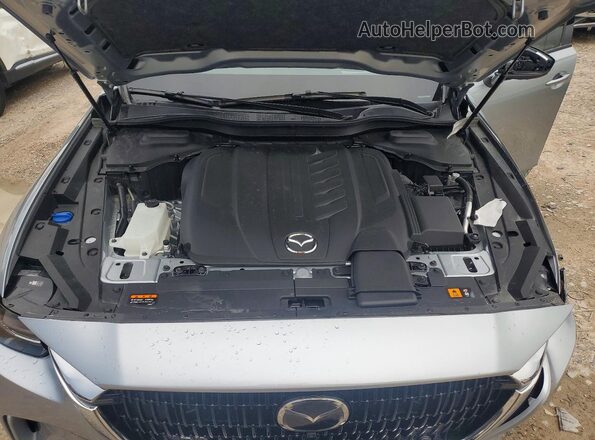 JM3KKEHD1S1236975 2025 MAZDA CX-90 Silver Widok komory silnika