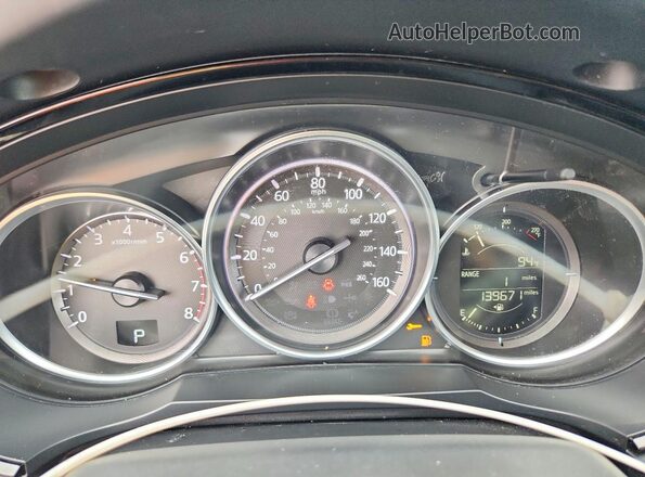JM3TCBBY8H0137130 2017 MAZDA CX-9 Gray Вид щитка приладів