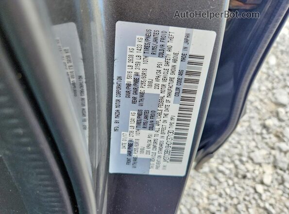 JM3TCBBY8H0137130 2017 MAZDA CX-9 Gray Вид наклейки з VIN-кодом