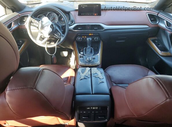 JM3TCBEY1H0132492 2017 MAZDA CX-9 Gray წინა პანელის ხედი