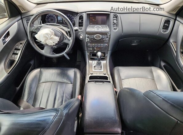JN1BJ0RP0HM384178 2017 INFINITI QX50 Черный Вид панели приборов