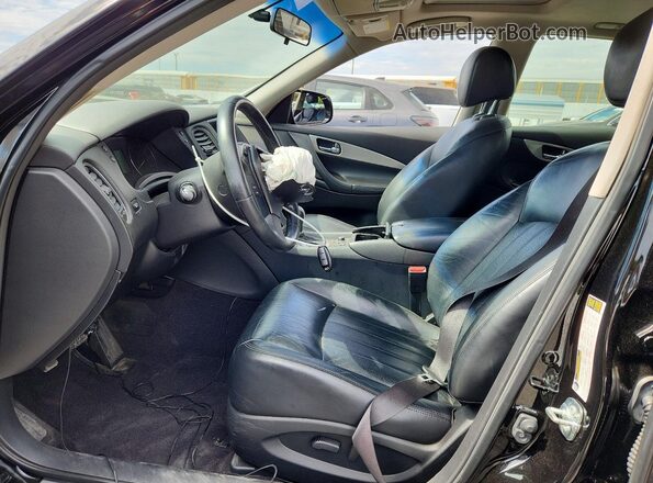 JN1BJ0RP0HM384178 2017 INFINITI QX50 Черный Вид салона спереди