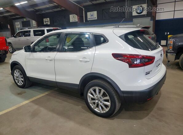 JN1BJ1AV0MW300357 2021 NISSAN ROGUE White Rear left