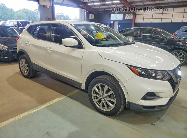 JN1BJ1AV0MW300357 2021 NISSAN ROGUE White Front right