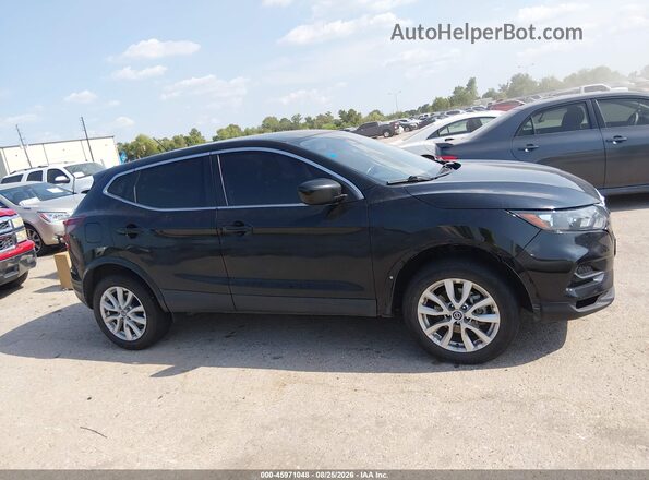 JN1BJ1AVXMW561818 2021 NISSAN ROGUE Black Widok wnętrza z tyłu