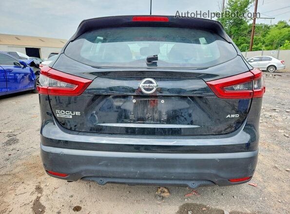JN1BJ1AW3MW670100 2021 NISSAN ROGUE Black Вид ззаду