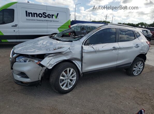 JN1BJ1BV3MW323663 2021 NISSAN ROGUE Silver Vista interior de 360 grados