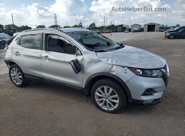 JN1BJ1BV3MW323663 2021 NISSAN ROGUE Silver Vista de la etiqueta del VIN