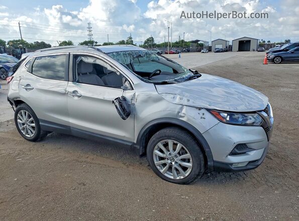 JN1BJ1BV3MW323663 2021 NISSAN ROGUE Silver Delantero derecho
