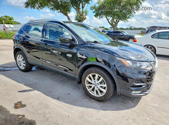 JN1BJ1BW3MW421830 2021 NISSAN ROGUE Black Առջևի աջ
