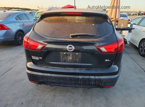 JN1BJ1CP2HW033775 2017 NISSAN ROGUE Black Вид ззаду