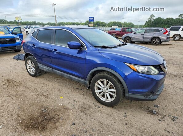 JN1BJ1CP2JW103197 2018 NISSAN ROGUE Синий Передняя правая четверть