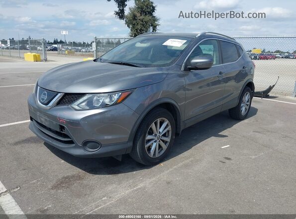 JN1BJ1CP4KW521990 2019 NISSAN ROGUE Серый Передняя левая четверть
