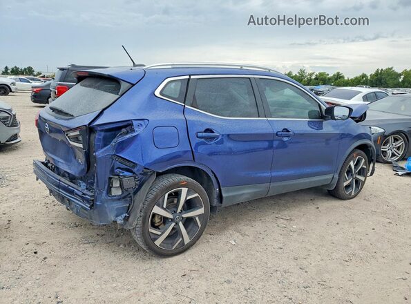 JN1BJ1CV0LW252547 2020 NISSAN ROGUE Синий Задняя правая четверть