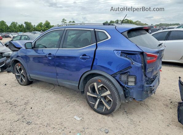 JN1BJ1CV0LW252547 2020 NISSAN ROGUE Синий Задняя левая четверть