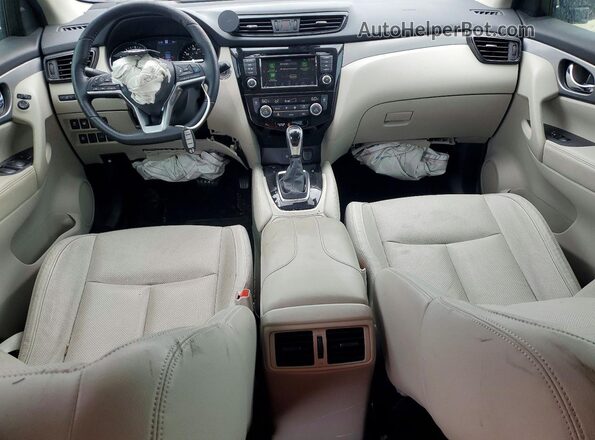 JN1BJ1CV0LW252547 2020 NISSAN ROGUE Синий Вид панели приборов
