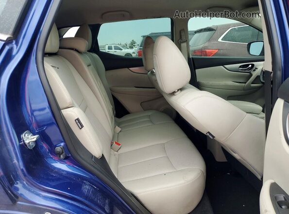 JN1BJ1CV0LW252547 2020 NISSAN ROGUE Синий Вид задней части салона
