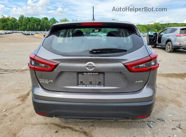 JN1BJ1CW2LW645328 2020 NISSAN ROGUE Gray Вид ззаду