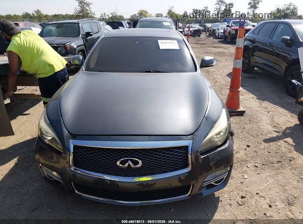JN1BY1AP2HM740854 2017 INFINITI Q70 Gray Սարքավորումների վահանակի տեսք
