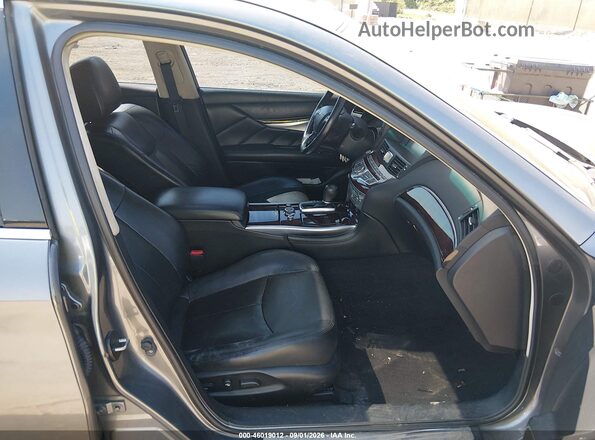 JN1BY1AP2HM740854 2017 INFINITI Q70 Gray Սալոնի դիմացի տեսք