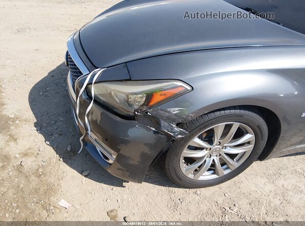 JN1BY1AP2HM740854 2017 INFINITI Q70 Gray Դիմացի տեսք