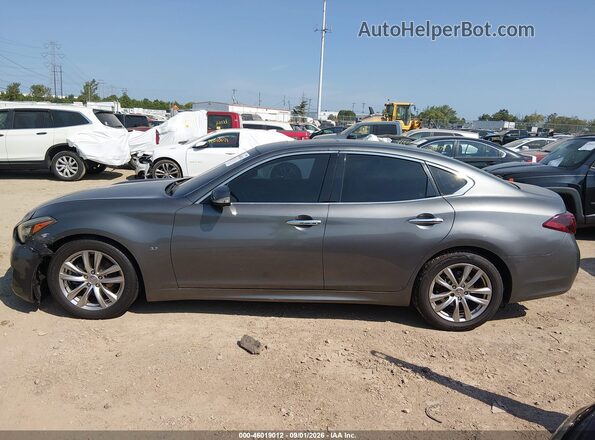 JN1BY1AP2HM740854 2017 INFINITI Q70 Gray Սալոնի 360 աստիճան տեսք