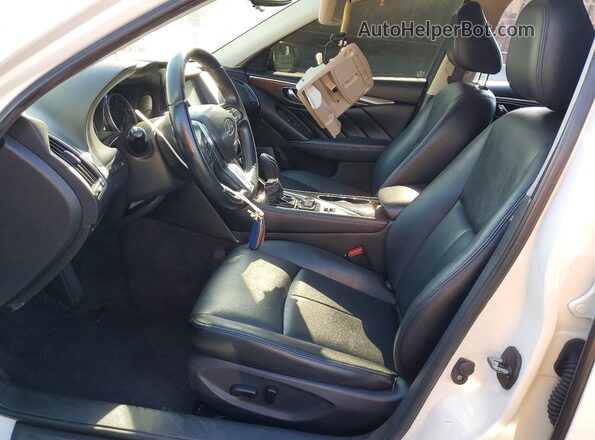 JN1CV7AP0JM241542 2018 INFINITI Q50 White Vista interior delantera