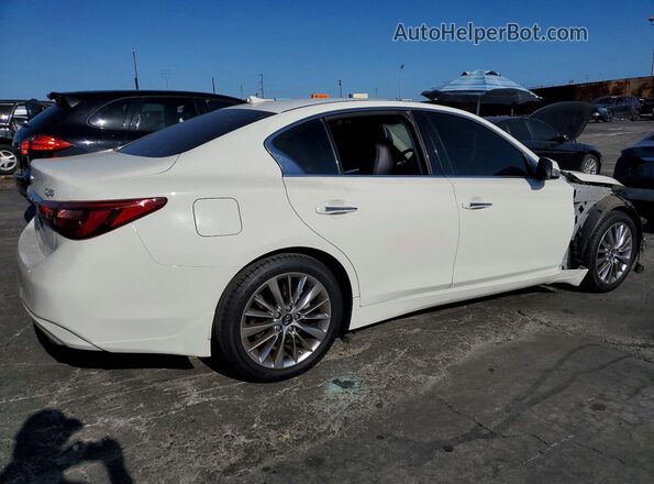 JN1CV7AP0JM241542 2018 INFINITI Q50 White Trasero derecho