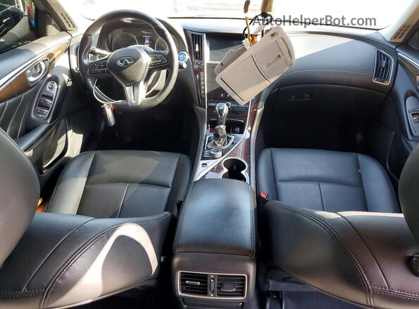 JN1CV7AP0JM241542 2018 INFINITI Q50 White Vista del salpicadero