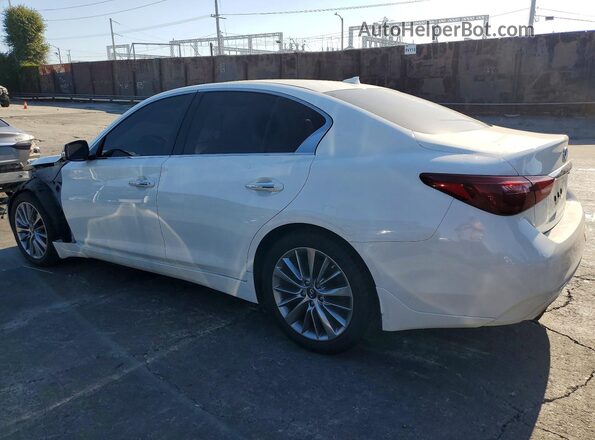 JN1CV7AP0JM241542 2018 INFINITI Q50 White Trasero izquierdo