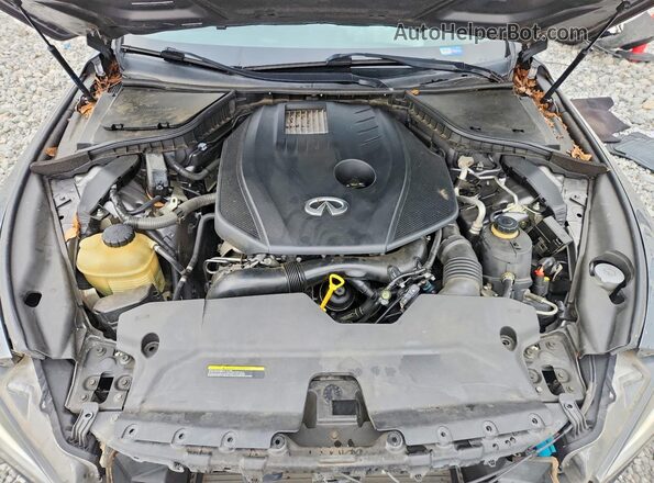 JN1CV7AP3GM200198 2016 INFINITI Q50 Серый Вид задней части салона