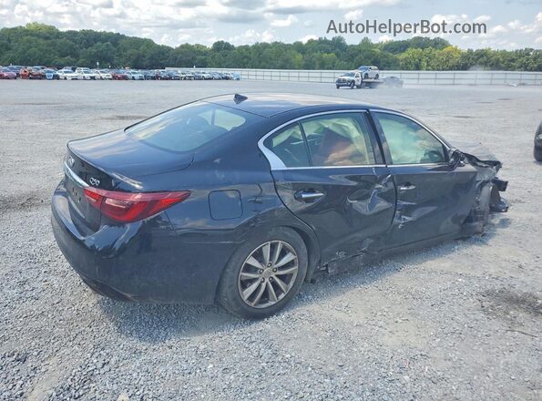 JN1CV7AP3JM240353 2018 INFINITI Q50 Black უკანა მარჯვენა