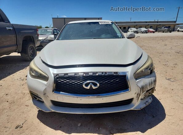 JN1CV7AP8GM203145 2016 INFINITI Q50 White Դիմացի տեսք