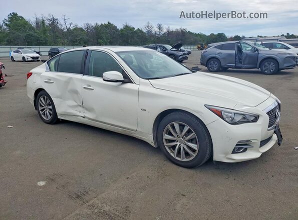 JN1CV7AR8HM681505 2017 INFINITI Q50 White წინა მარჯვენა