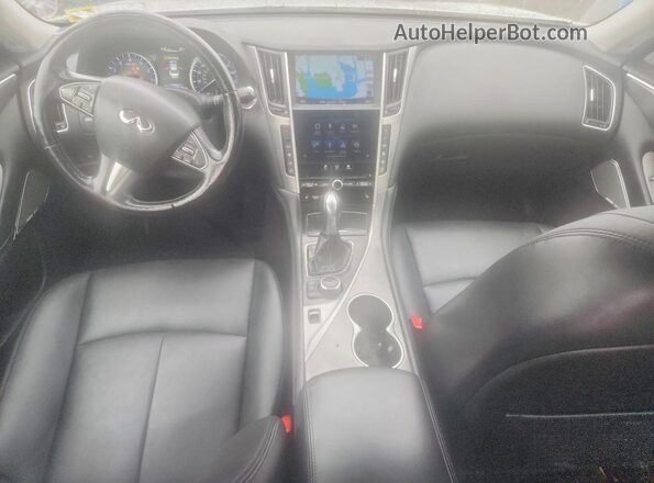 JN1CV7AR8HM681505 2017 INFINITI Q50 White წინა პანელის ხედი