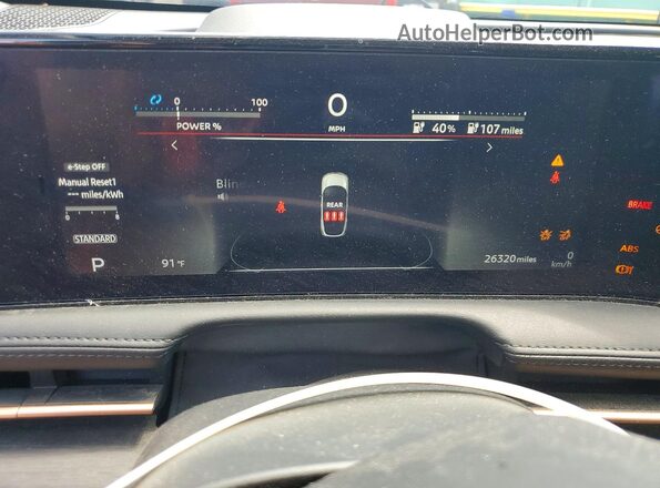 JN1DF0BB9RM730688 2024 NISSAN ARIYA Black Instrument cluster view