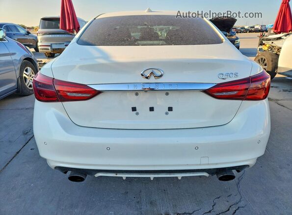 JN1EV7AP0JM359440 2018 INFINITI Q50 Белый Вид сзади