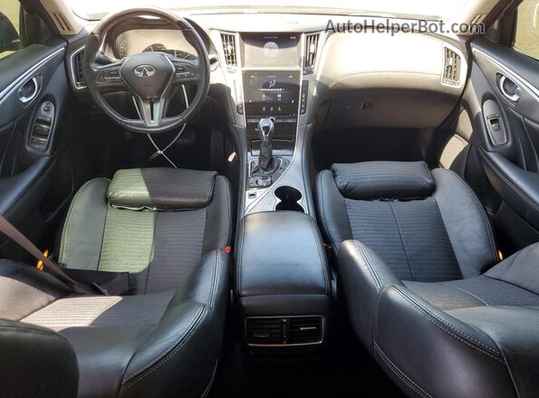 JN1EV7AP0JM366954 2018 INFINITI Q50 Black Dashboard view