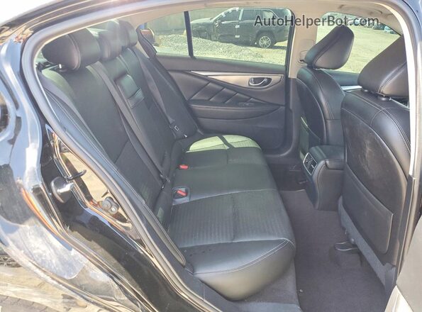 JN1EV7AP0JM366954 2018 INFINITI Q50 Black Rear seats view