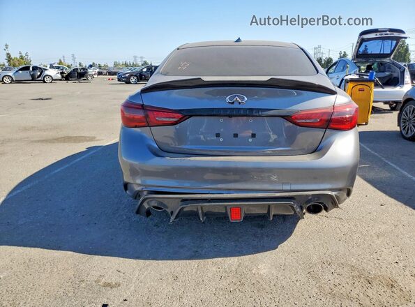 JN1EV7AP0LM202803 2020 INFINITI Q50 Charcoal Հետևի տեսք