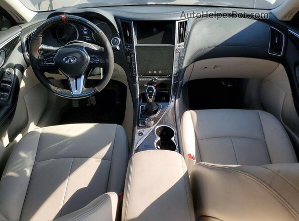 JN1EV7AP0LM202803 2020 INFINITI Q50 Charcoal Առջևի վահանակի տեսք